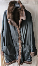 ZAPA Damen Mantel Wendbar Marderpelz Größe 42/44 Gebraucht