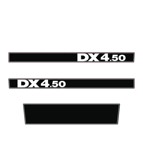 Deutz dx4 aufkleber - dx4.50,