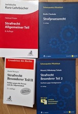 Strafrecht Fachbücher: Strafrecht AT, Strafrecht BT I und II, StPO