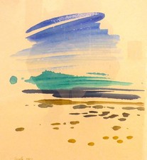 Siegward Sprotte: Aquarell in