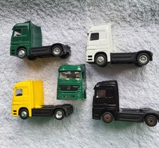 4 MB-ACTROS Sattelzugmaschinen + 1 Fahrerhaus - Ca. 1:85/H0 - Met/KuSt - NEUw.