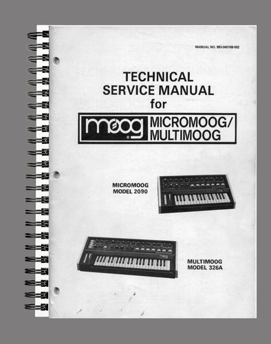 Moog micromoog multimoog - moog,