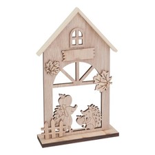 VBS Holz-Steckmotiv Igelhaus 8