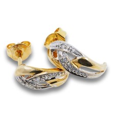 Ohrstecker Ohrschmuck Diamant 585 Gold 14 Kt Gelbgold Wert 350,-