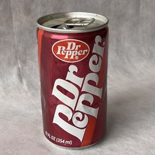80er Dose Dr Pepper - 12 FL OZ (354 ml) Dallas/Texas Amerika/USA - geöffnet LEER
