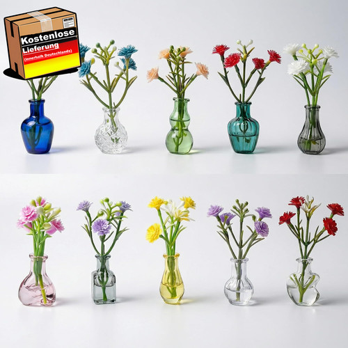 Mini glasvasen set mit - mini-glasvasen,