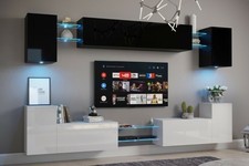 Moderne Wohnwand Schrankwand