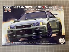 Fujimi 124 Scale Skyline GT R V spec II Nurb BNR34 Modellbausatz ungebaut Neu
