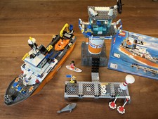 LEGO ® CITY 7739 Rettungsschiff und Turm der Küstenwache VOLLSTÄNDIG & Anleitung