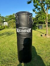 **Gebrauchter Leder Boxsack zu verkaufen – Schwarz, 80 x 100 cm, ca. 50 kg**