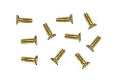M2 M2,5 M3 M4 M5 Messing SCHRAUBEN Senkkopf Schlitz DIN963 5 6 8 10 12 16 20 mm