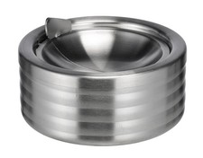 Edelstahl aschenbecher mit - aschenbecher,