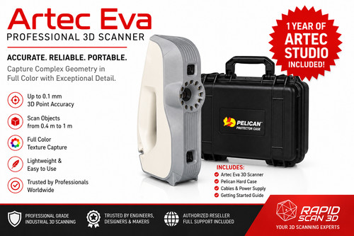 Artec eva scanner pelican - artec,