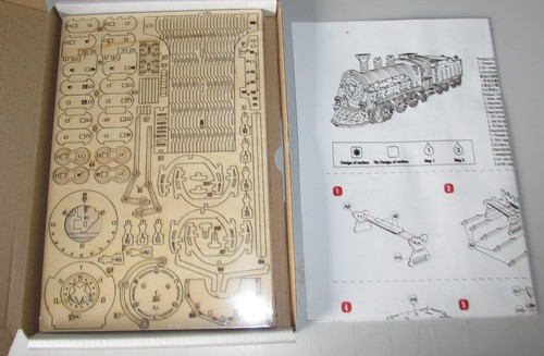 Holzpuzzle eisenbahn - 3d,