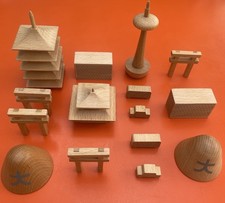 Muji Japan Tokyo City Holzset