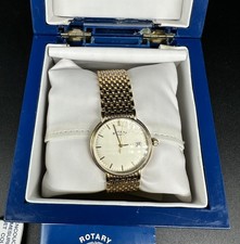 Rotary Herrenuhr goldfarben