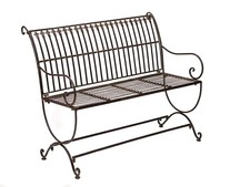 Nostalgie gartenbank metall - nostalgie,
