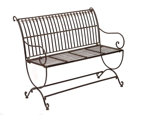 Nostalgie gartenbank metall - gartenbank,