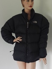 Damen "The North Face" Retro Nuptse 700 Daunen Jacke schwarz XL