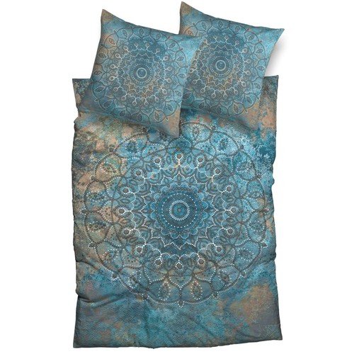 Mandala bettwäsche satin - mandala,