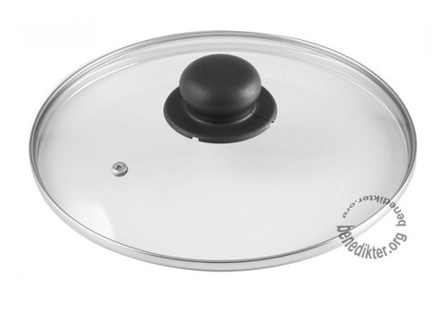 Glasdeckel mit edelstahlrand - glasdeckel,