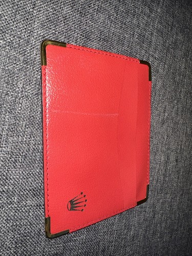Rolex leder etui rot - rolex,