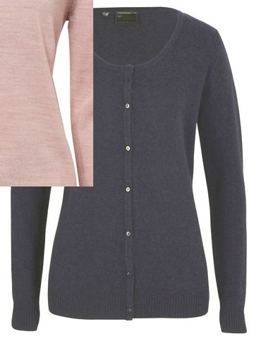 Damen strickjacke rosa - strickjacke, +