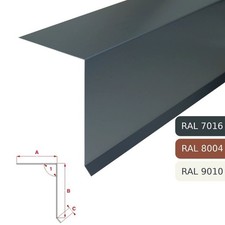 Ortgangblech Stahl verzinkt