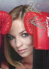 Regina Halmich Autogrammkarte