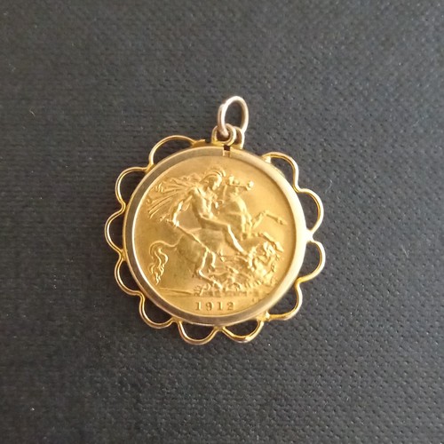 1912 george gold half - v,
