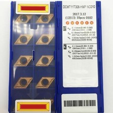 10 St??ck DCMT11T308-HMP NC010 CNC Drehmaschine Hartmetalleins?tze SET f??r Ede