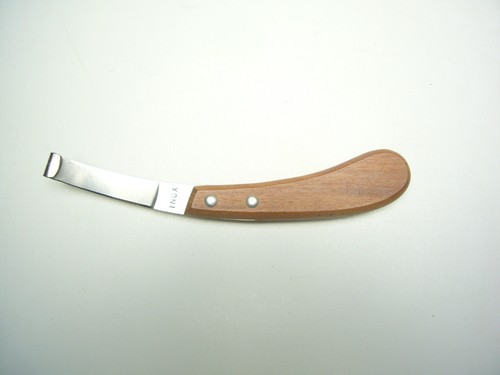 Hufmesser mit breiter - , klinge