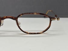 Silhouette Brille Herren Damen Oval Eckig Braun Gold M2780 kleine Gläser