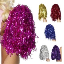 Cheerleader Pom Poms Cheerleading Pompom Kostüm Zubehör Pompoms Puschel Karneval
