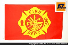 FLAGGE USA FEUERWEHRMANN
