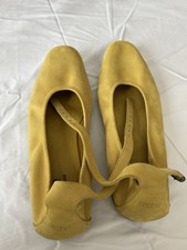 Arche Yellow Nubuck Ballerina