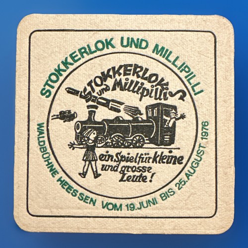 Bierdeckel stokkerlok - bierdeckel, /