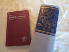 Konvolut Bücher Technik, Brockhaus 50er Jahre, Handbuch des Wissens ca. 1920