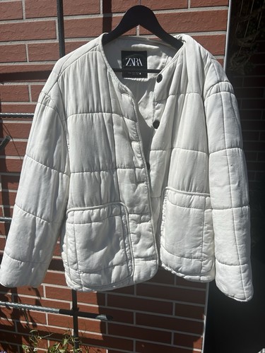 Steppjacke von zara weiß - steppjacke, gr