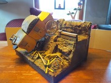 Elastolin 7cm Germania Postkutschenunfall in der Schlucht Diorama