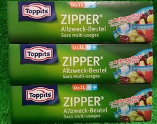 3x Toppits Zipper