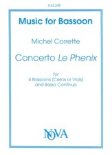 KORREKTES KONZERT LE PHENIX 4 Fagottes & Continuo