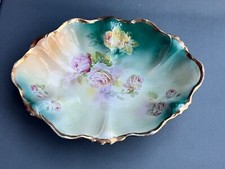 Porzellan Schale Wellenrand