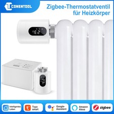 Smartes Heizkörperthermostat LED-Display mit Touch-Bedienfeld, Heizkosten sparen