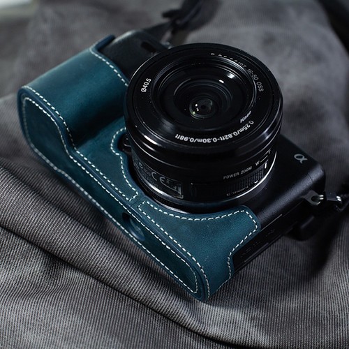 Camera leather case - camera, protective