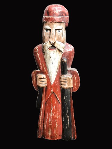 Holzfigur weihnachtsmann - holzfigur,