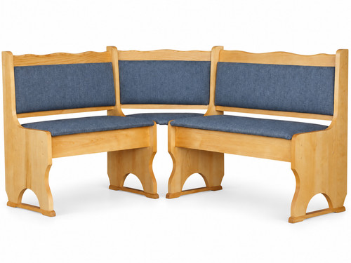 Polster eckbank kiefer massiv - eckbank,