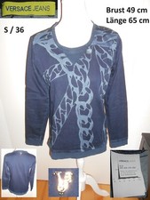 Versace Jeans Pullover blau S / 36 Sweatshirt Damen