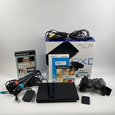 Sony PS2 Playstation 2 Slim OVP + 3x Singstar  Sammlerbox Bundle Sammlung Paket