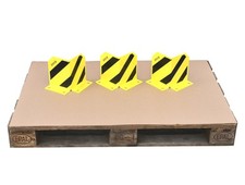 3x Rammschutzecke L-Form Anfahrschutz H200 mm Stahl Maschinenschutzecke